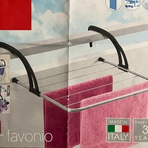 Compact dryer rack for RV / radiator / balcony etc Towel Rack
